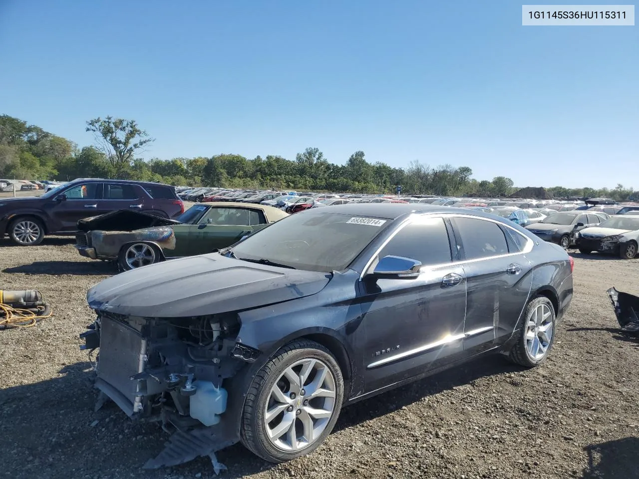 1G1145S36HU115311 2017 Chevrolet Impala Premier