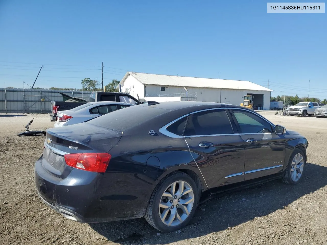 1G1145S36HU115311 2017 Chevrolet Impala Premier