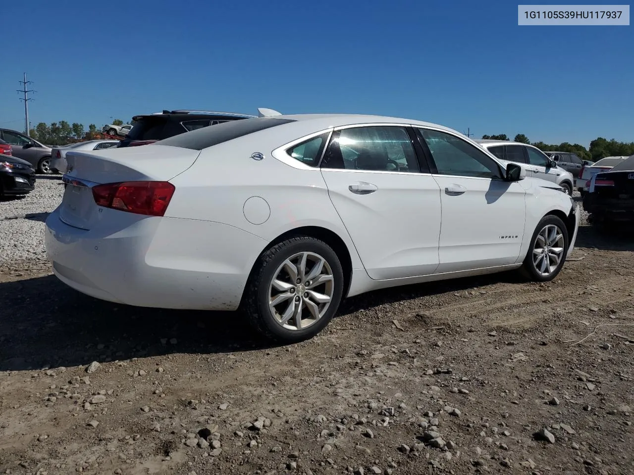 2017 Chevrolet Impala Lt VIN: 1G1105S39HU117937 Lot: 69610654