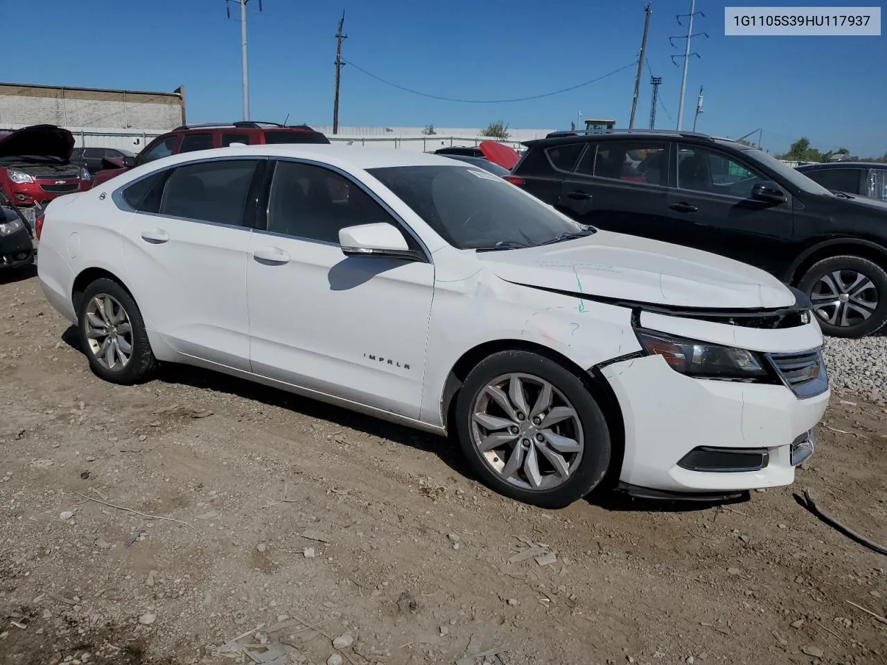 2017 Chevrolet Impala Lt VIN: 1G1105S39HU117937 Lot: 69610654