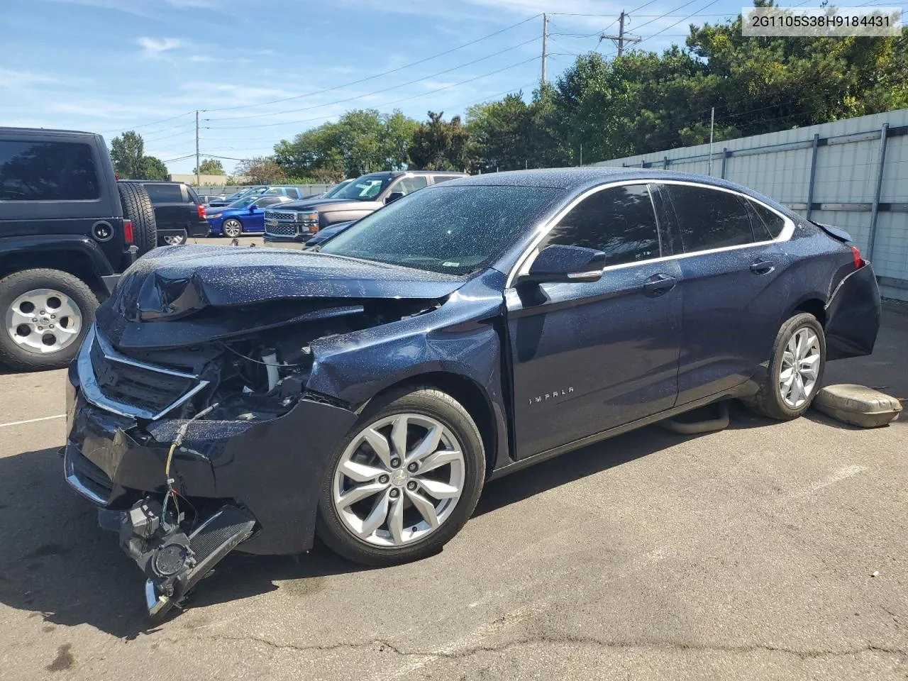 2017 Chevrolet Impala Lt VIN: 2G1105S38H9184431 Lot: 69693004