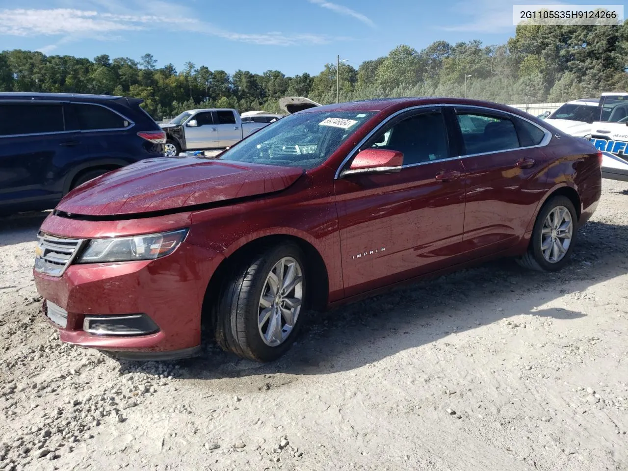 2017 Chevrolet Impala Lt VIN: 2G1105S35H9124266 Lot: 69746664