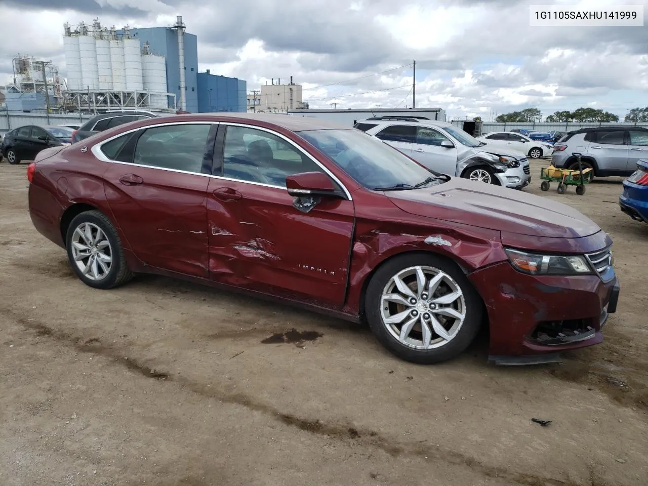 2017 Chevrolet Impala Lt VIN: 1G1105SAXHU141999 Lot: 69823604