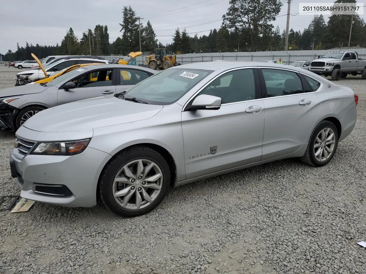 2017 Chevrolet Impala Lt VIN: 2G1105SA8H9151797 Lot: 70345054