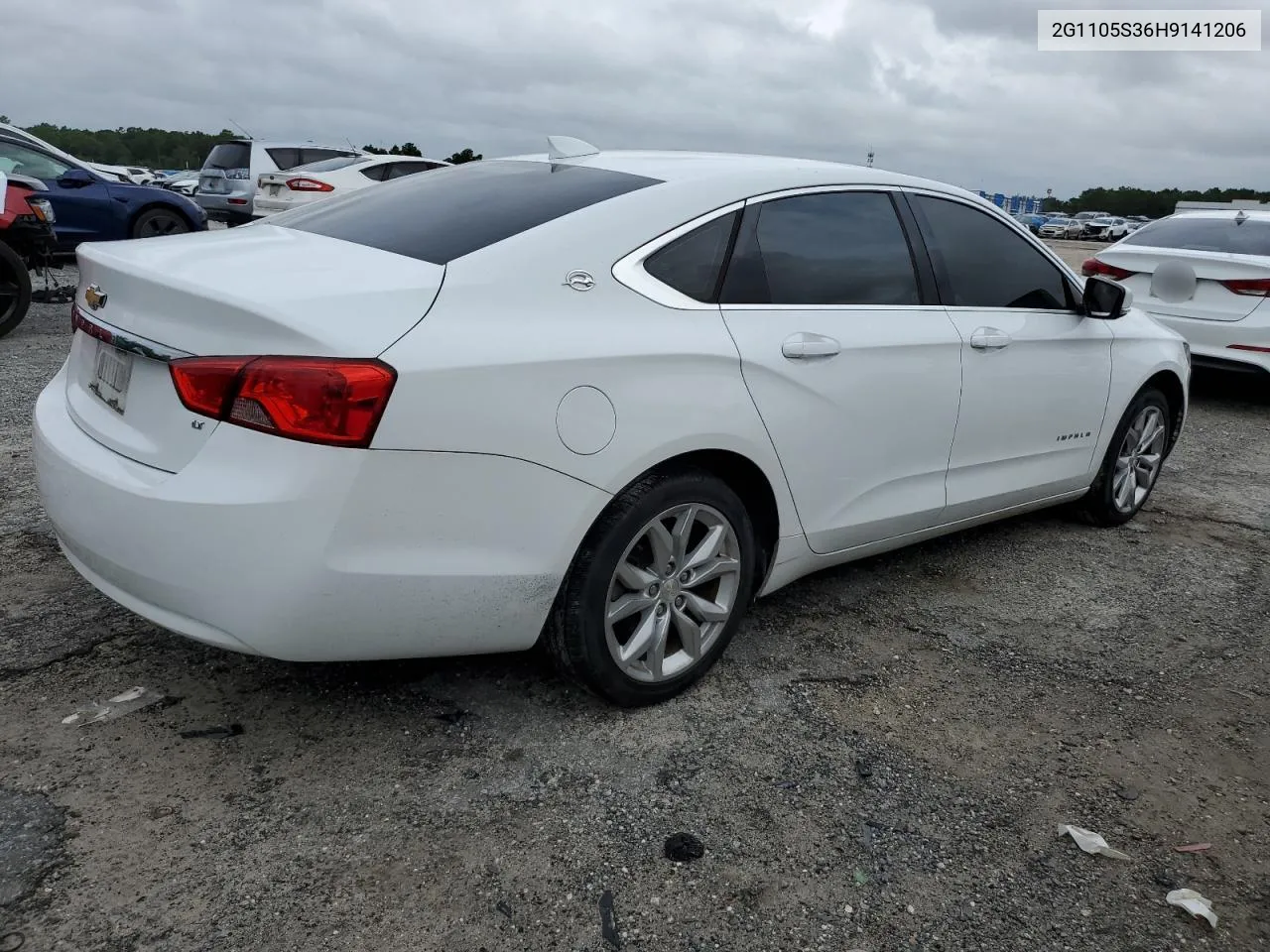 2017 Chevrolet Impala Lt VIN: 2G1105S36H9141206 Lot: 70961534