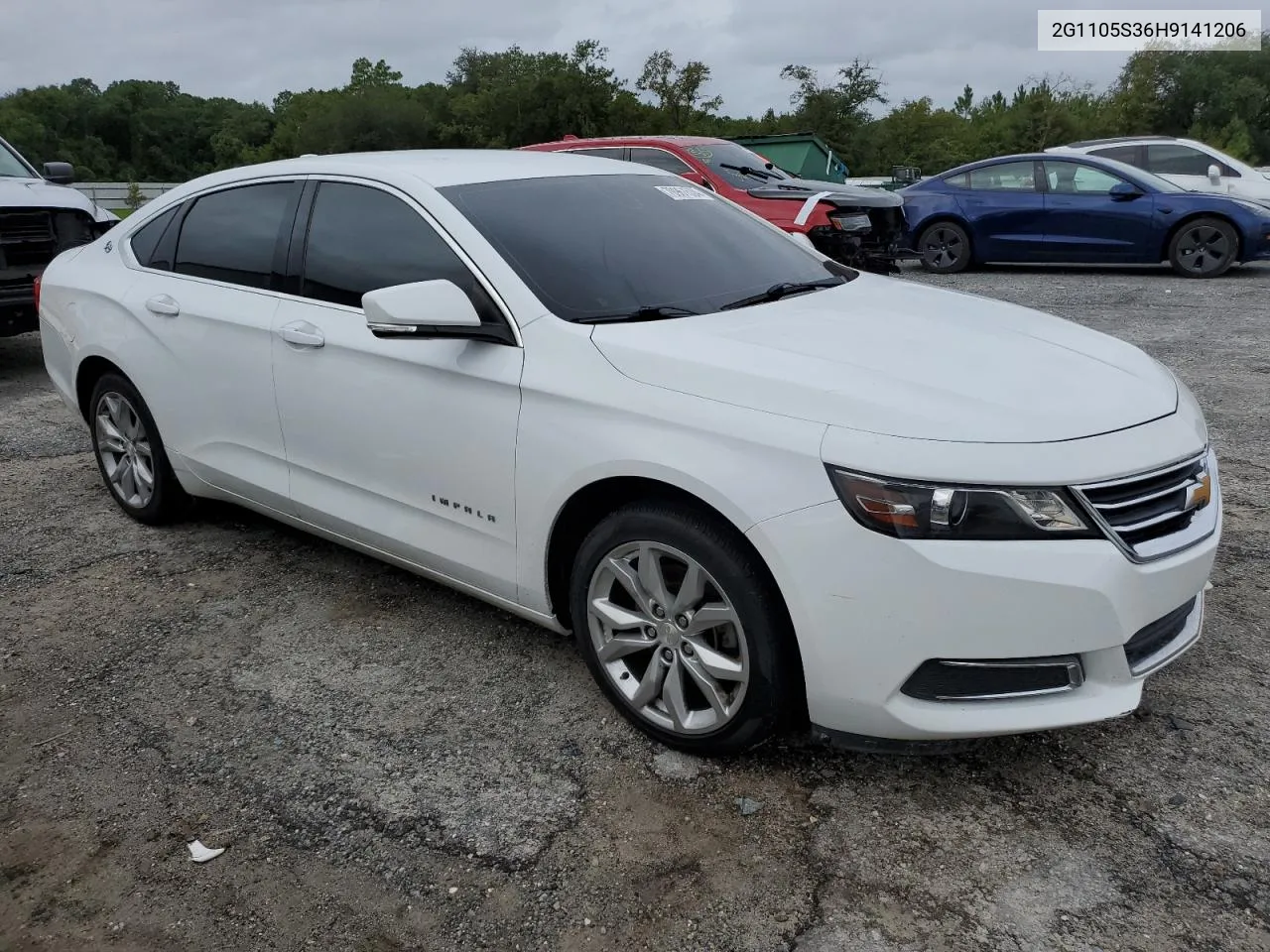 2017 Chevrolet Impala Lt VIN: 2G1105S36H9141206 Lot: 70961534