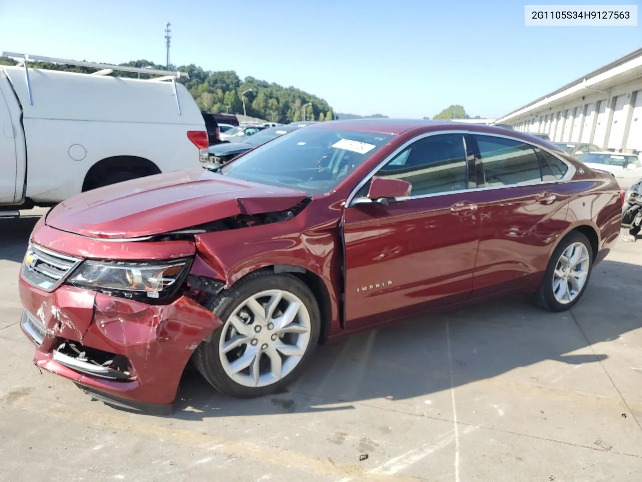 2017 Chevrolet Impala Lt VIN: 2G1105S34H9127563 Lot: 71090734