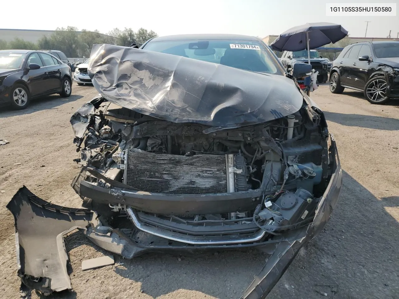 1G1105S35HU150580 2017 Chevrolet Impala Lt