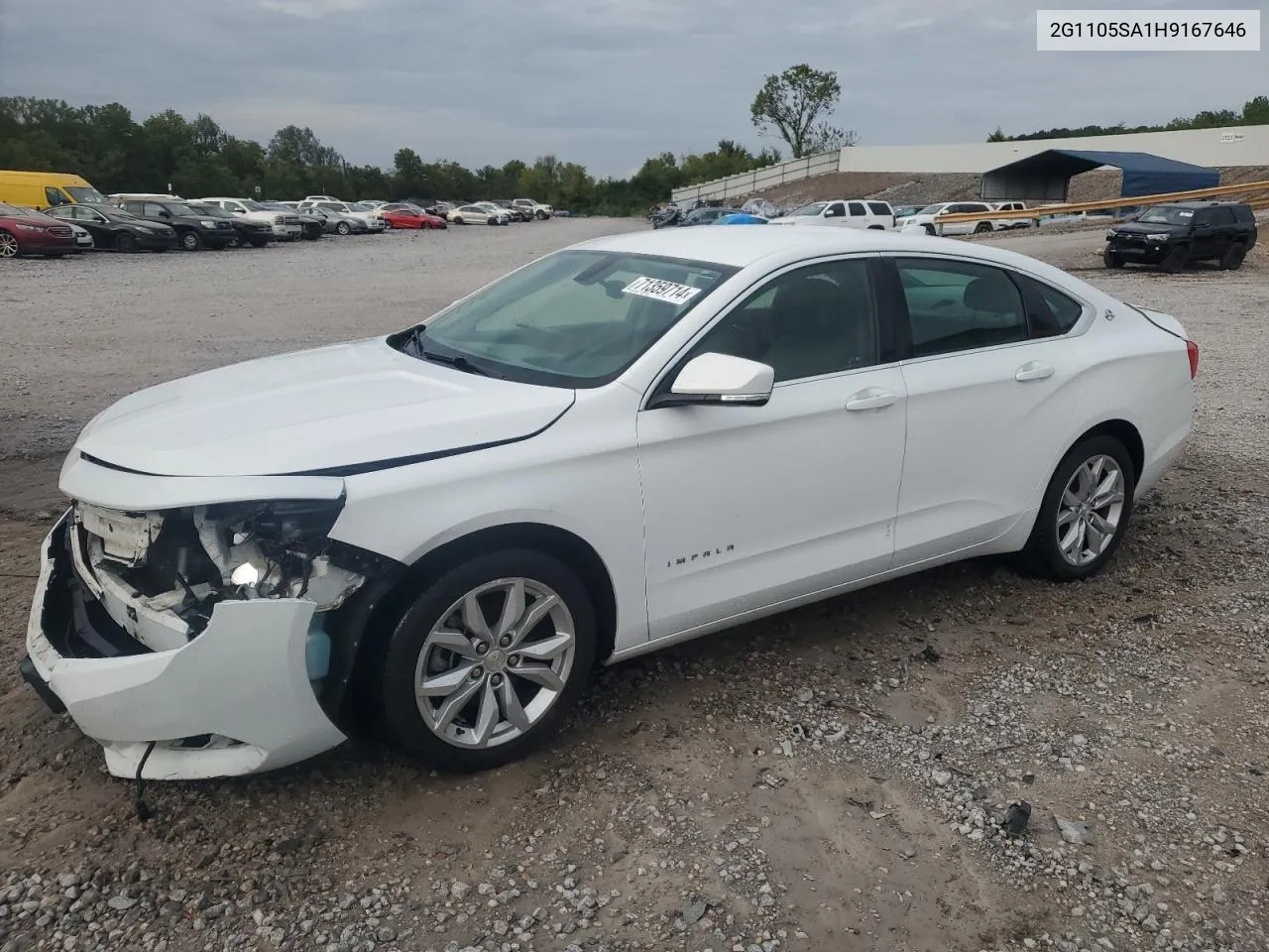 2017 Chevrolet Impala Lt VIN: 2G1105SA1H9167646 Lot: 71359714