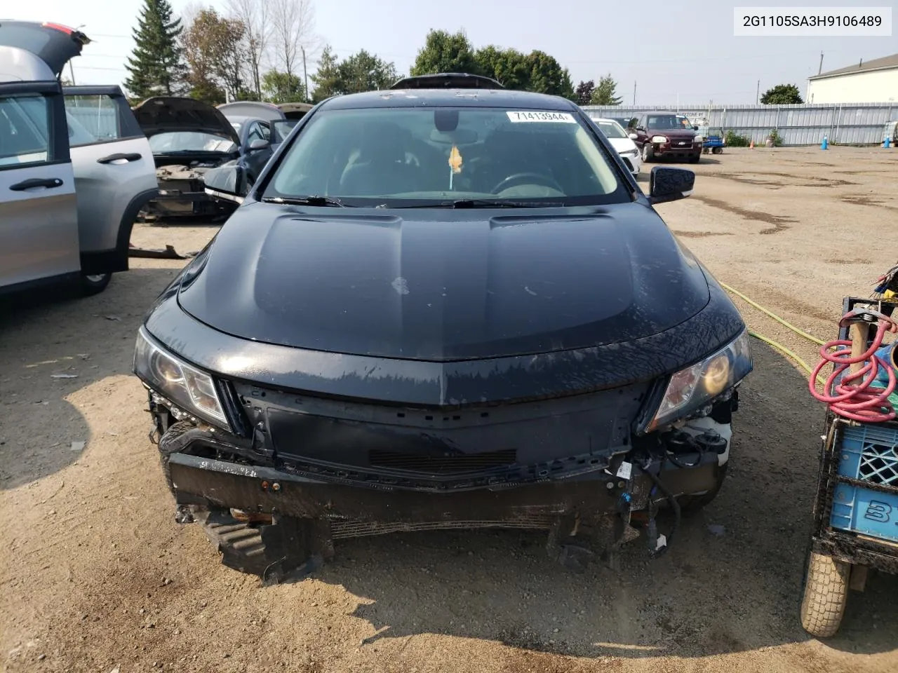 2017 Chevrolet Impala Lt VIN: 2G1105SA3H9106489 Lot: 71413944