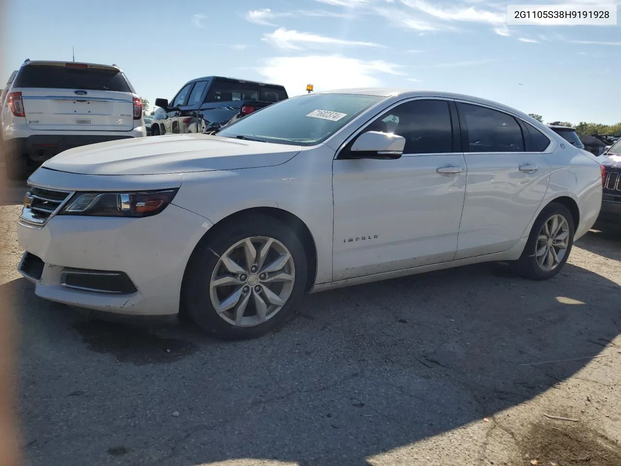 2017 Chevrolet Impala Lt VIN: 2G1105S38H9191928 Lot: 71602374