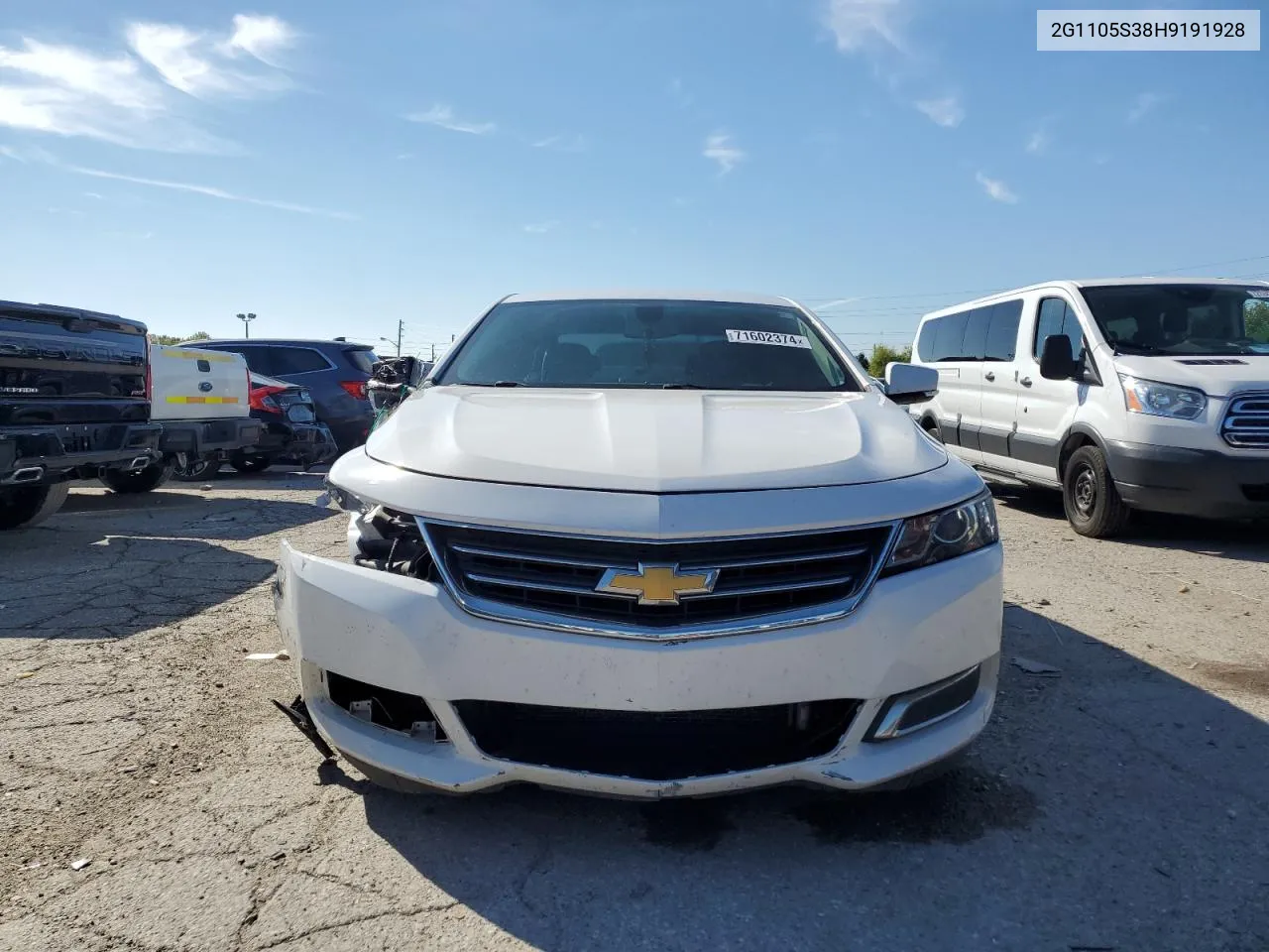 2G1105S38H9191928 2017 Chevrolet Impala Lt