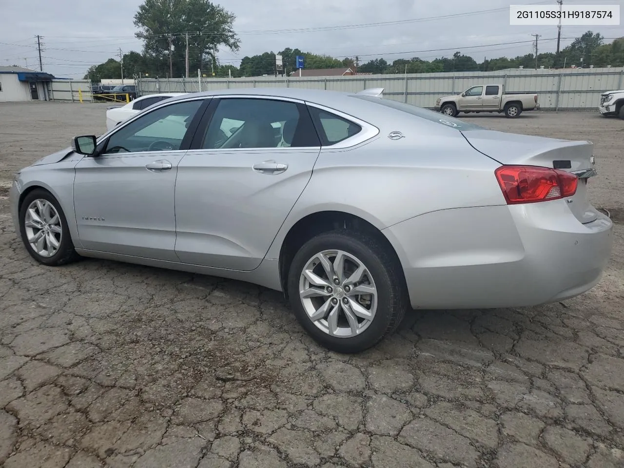 2G1105S31H9187574 2017 Chevrolet Impala Lt