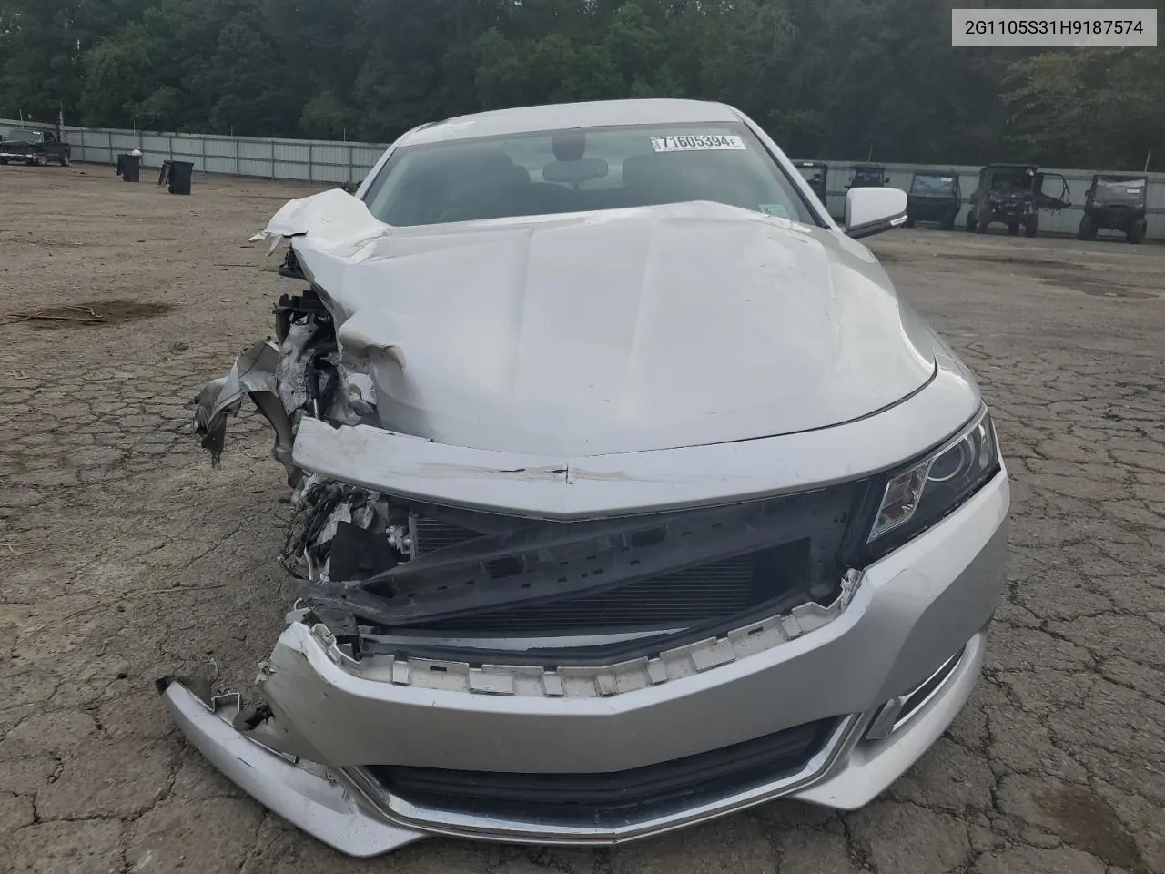 2G1105S31H9187574 2017 Chevrolet Impala Lt