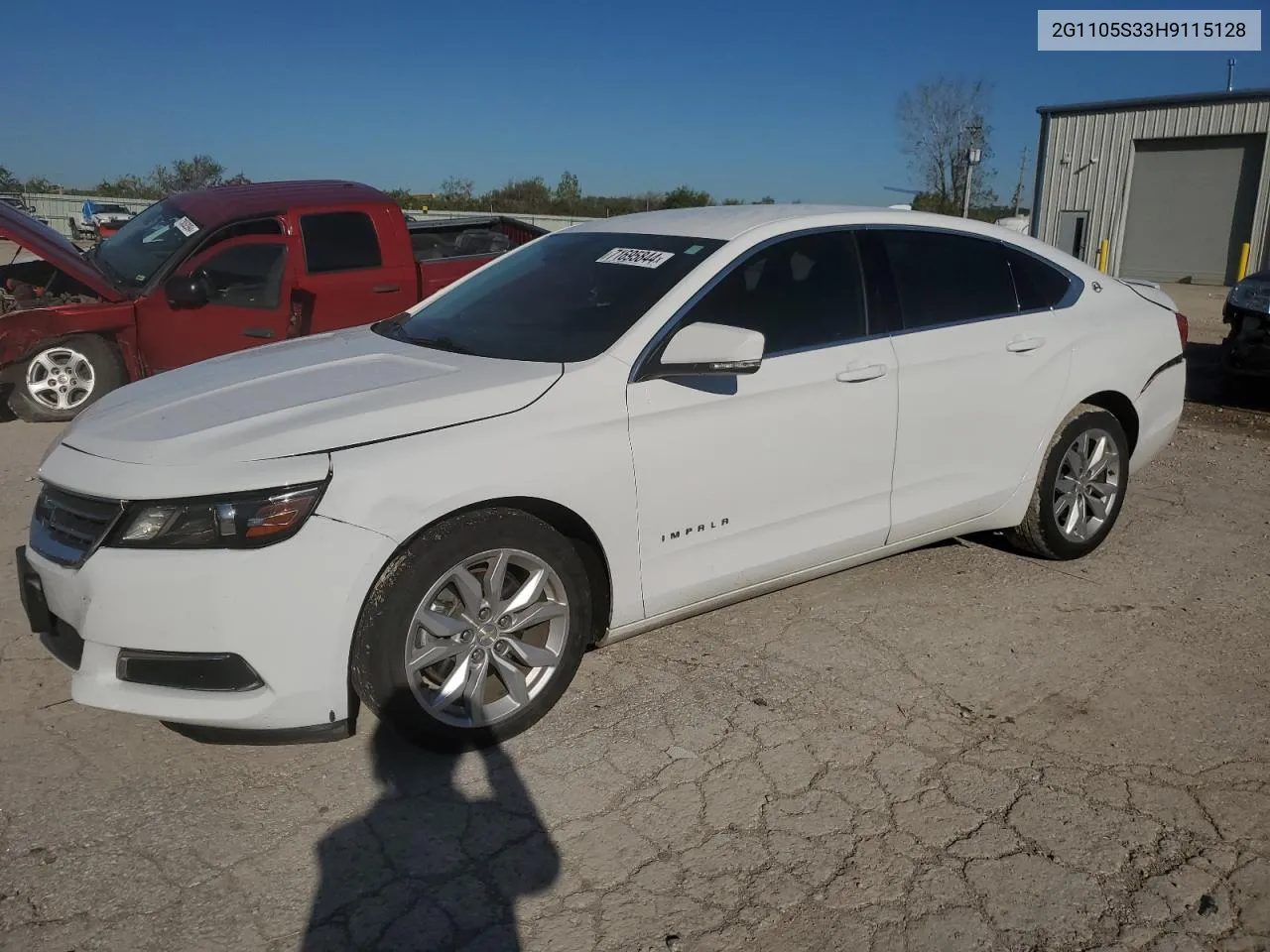 2017 Chevrolet Impala Lt VIN: 2G1105S33H9115128 Lot: 71695844