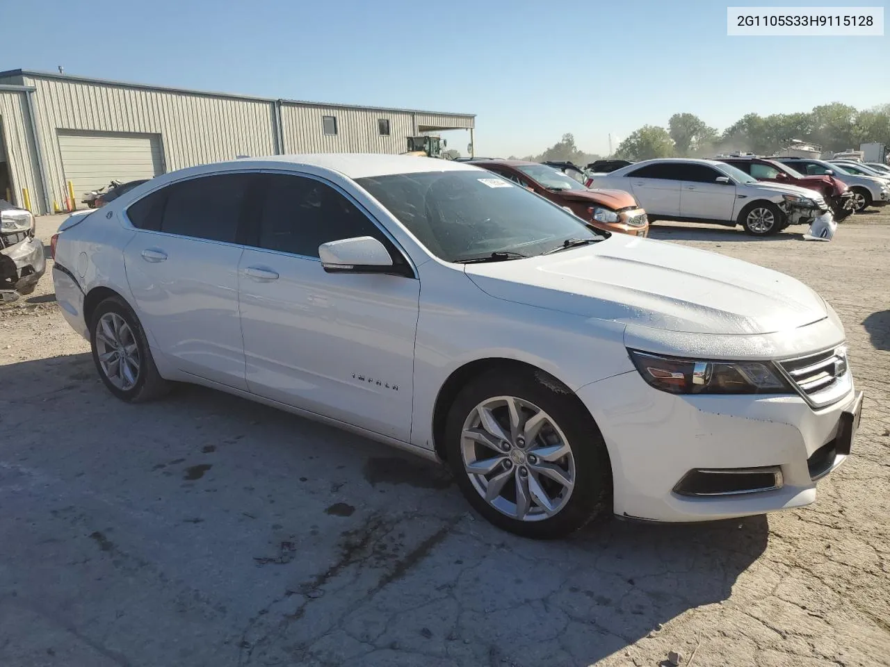 2017 Chevrolet Impala Lt VIN: 2G1105S33H9115128 Lot: 71695844