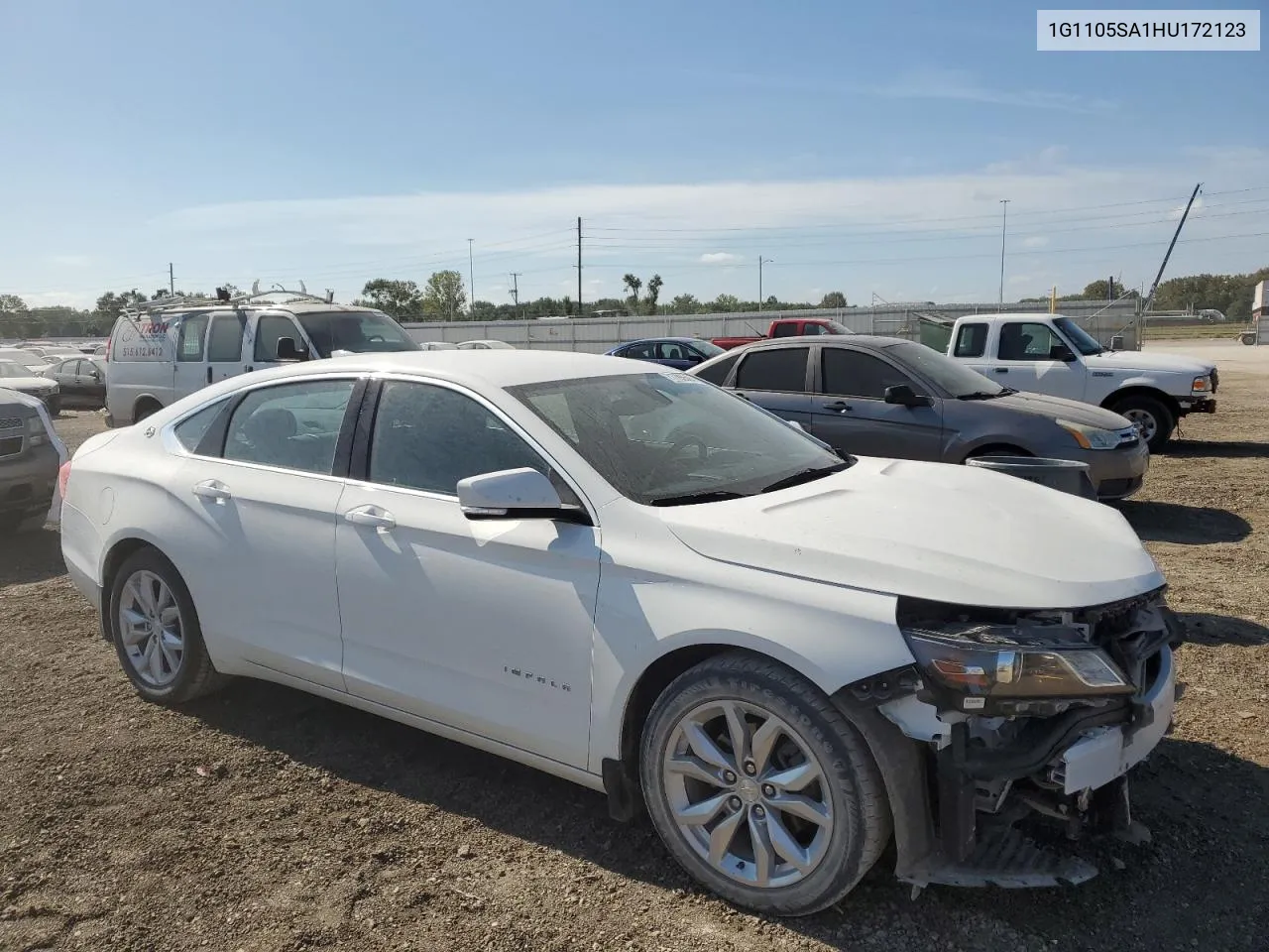 2017 Chevrolet Impala Lt VIN: 1G1105SA1HU172123 Lot: 71785504