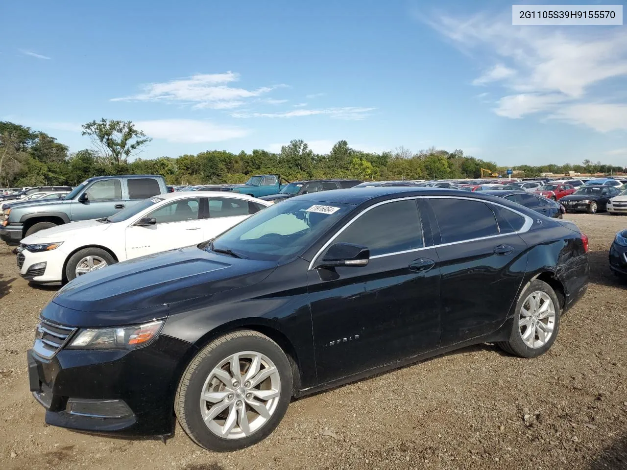 2017 Chevrolet Impala Lt VIN: 2G1105S39H9155570 Lot: 71976954