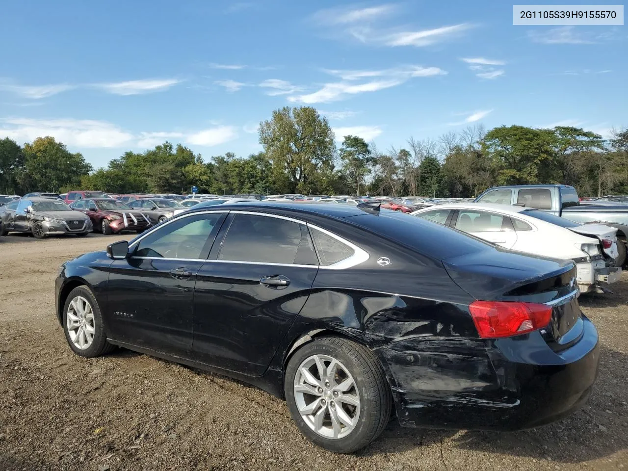 2G1105S39H9155570 2017 Chevrolet Impala Lt