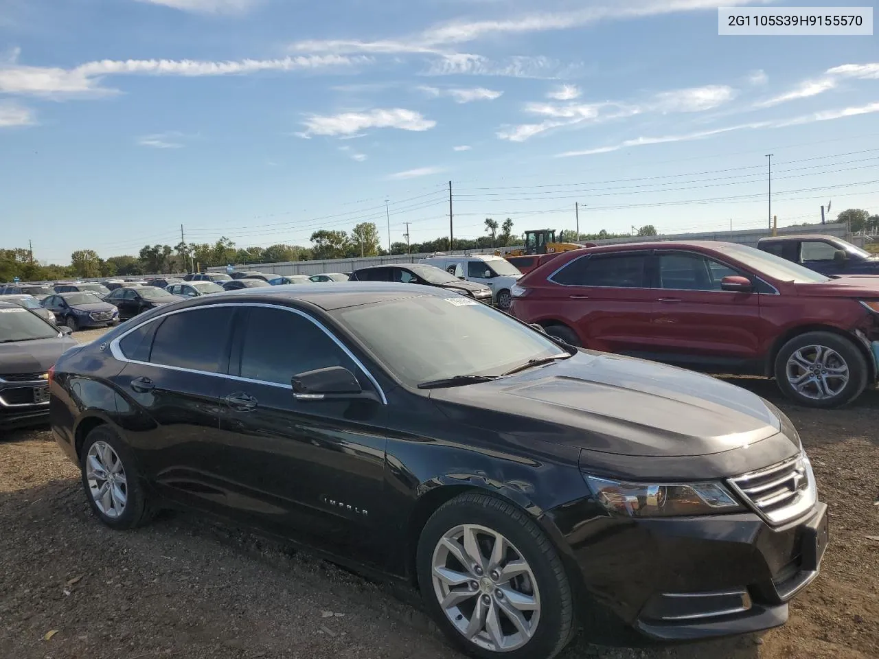 2G1105S39H9155570 2017 Chevrolet Impala Lt