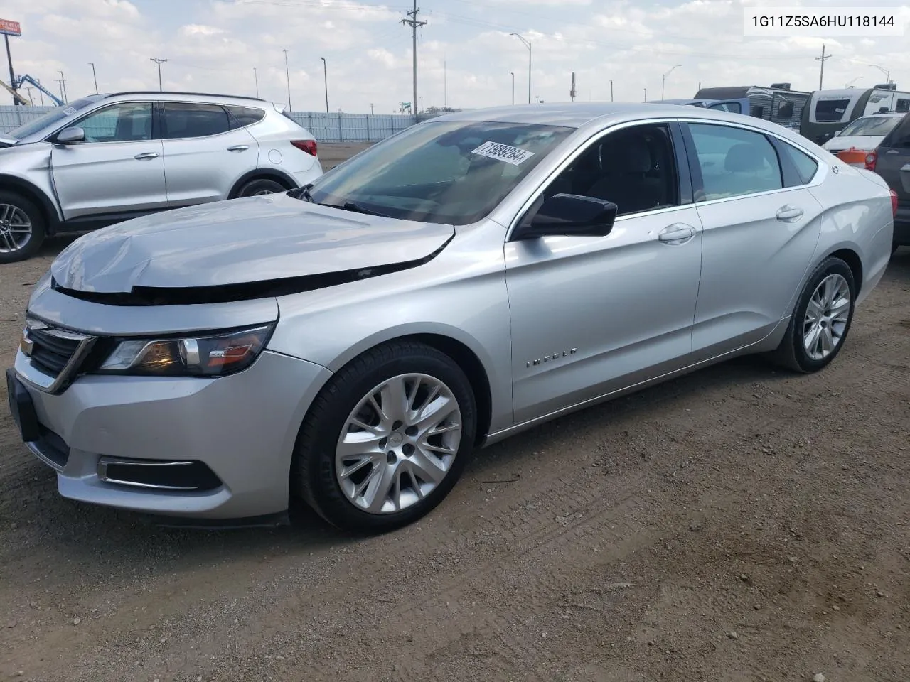 2017 Chevrolet Impala Ls VIN: 1G11Z5SA6HU118144 Lot: 71989284