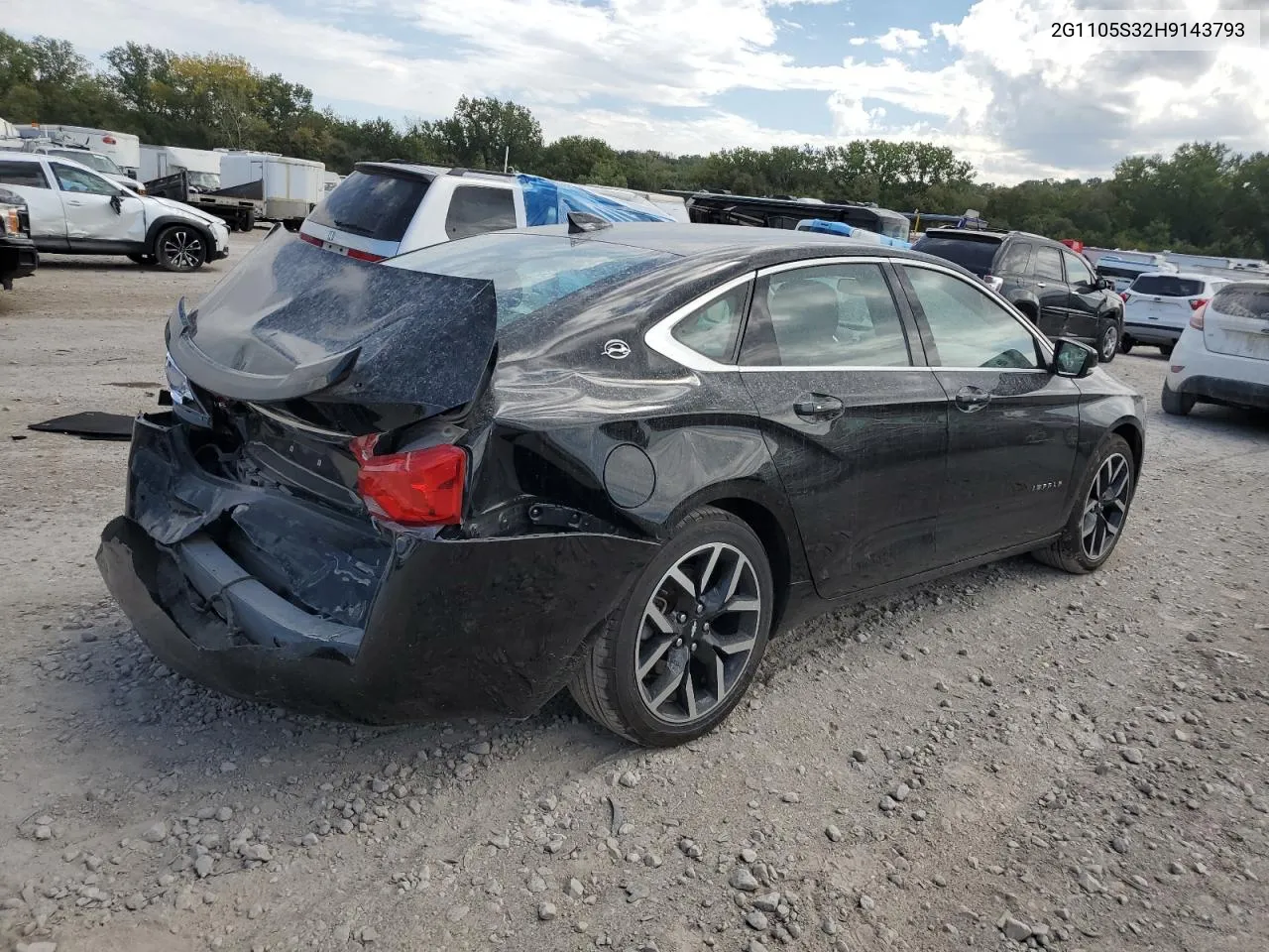 2017 Chevrolet Impala Lt VIN: 2G1105S32H9143793 Lot: 72135874