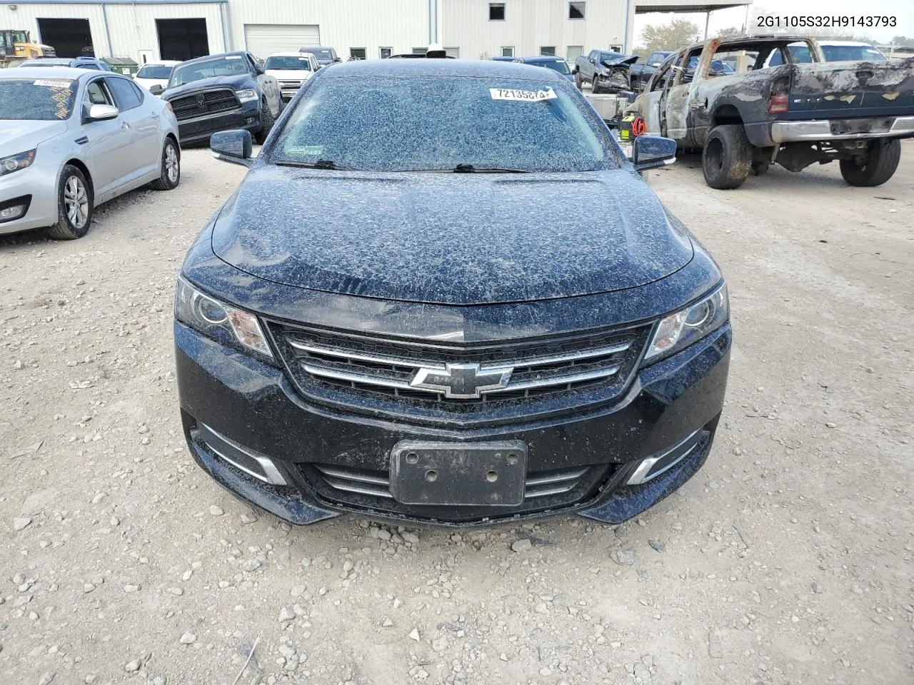 2017 Chevrolet Impala Lt VIN: 2G1105S32H9143793 Lot: 72135874