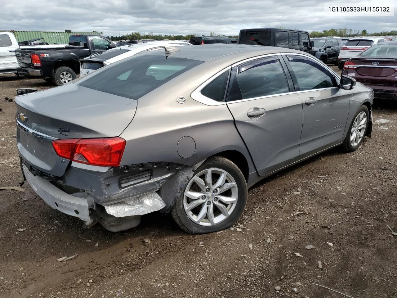 2017 Chevrolet Impala Lt VIN: 1G1105S33HU155132 Lot: 72215224