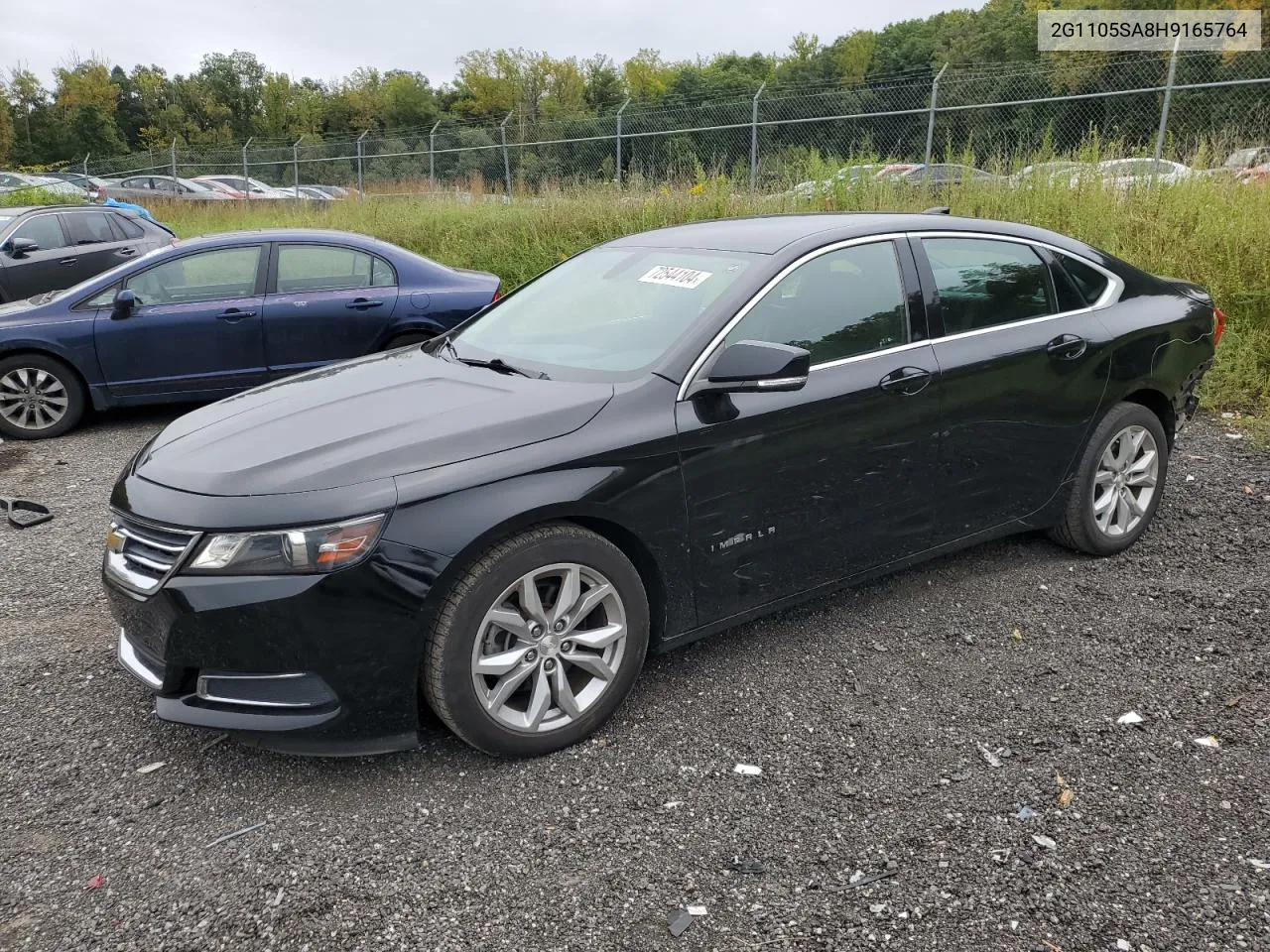 2017 Chevrolet Impala Lt VIN: 2G1105SA8H9165764 Lot: 72544104