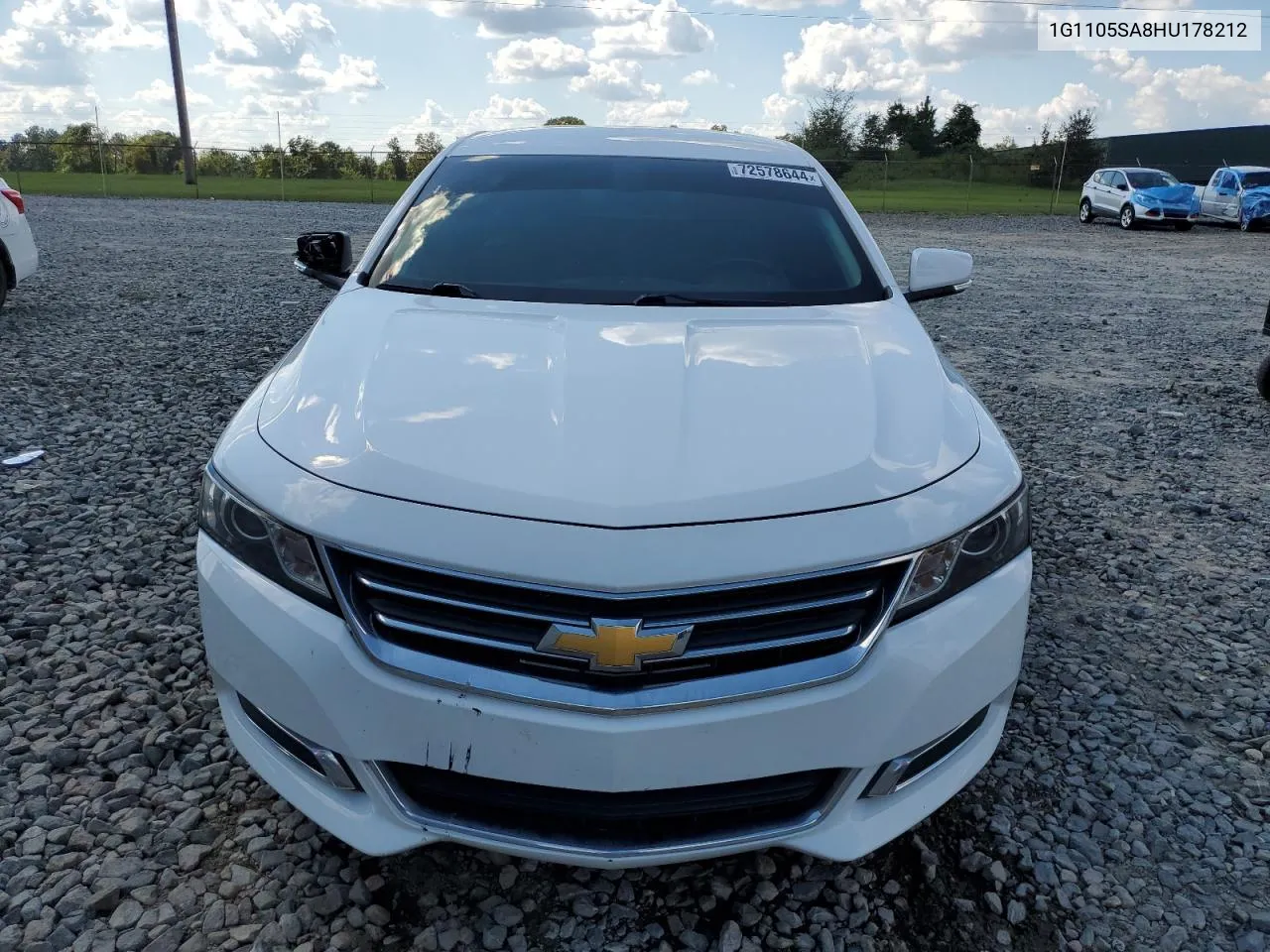 2017 Chevrolet Impala Lt VIN: 1G1105SA8HU178212 Lot: 72578644