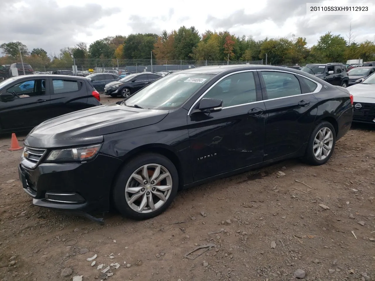 2017 Chevrolet Impala Lt VIN: 2G1105S3XH9112923 Lot: 72744084