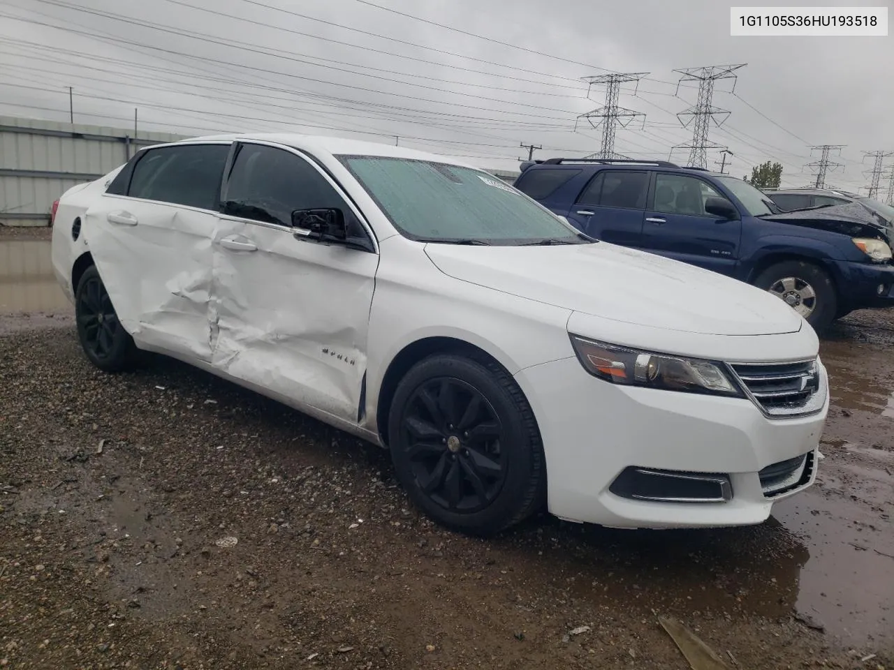 2017 Chevrolet Impala Lt VIN: 1G1105S36HU193518 Lot: 72899304