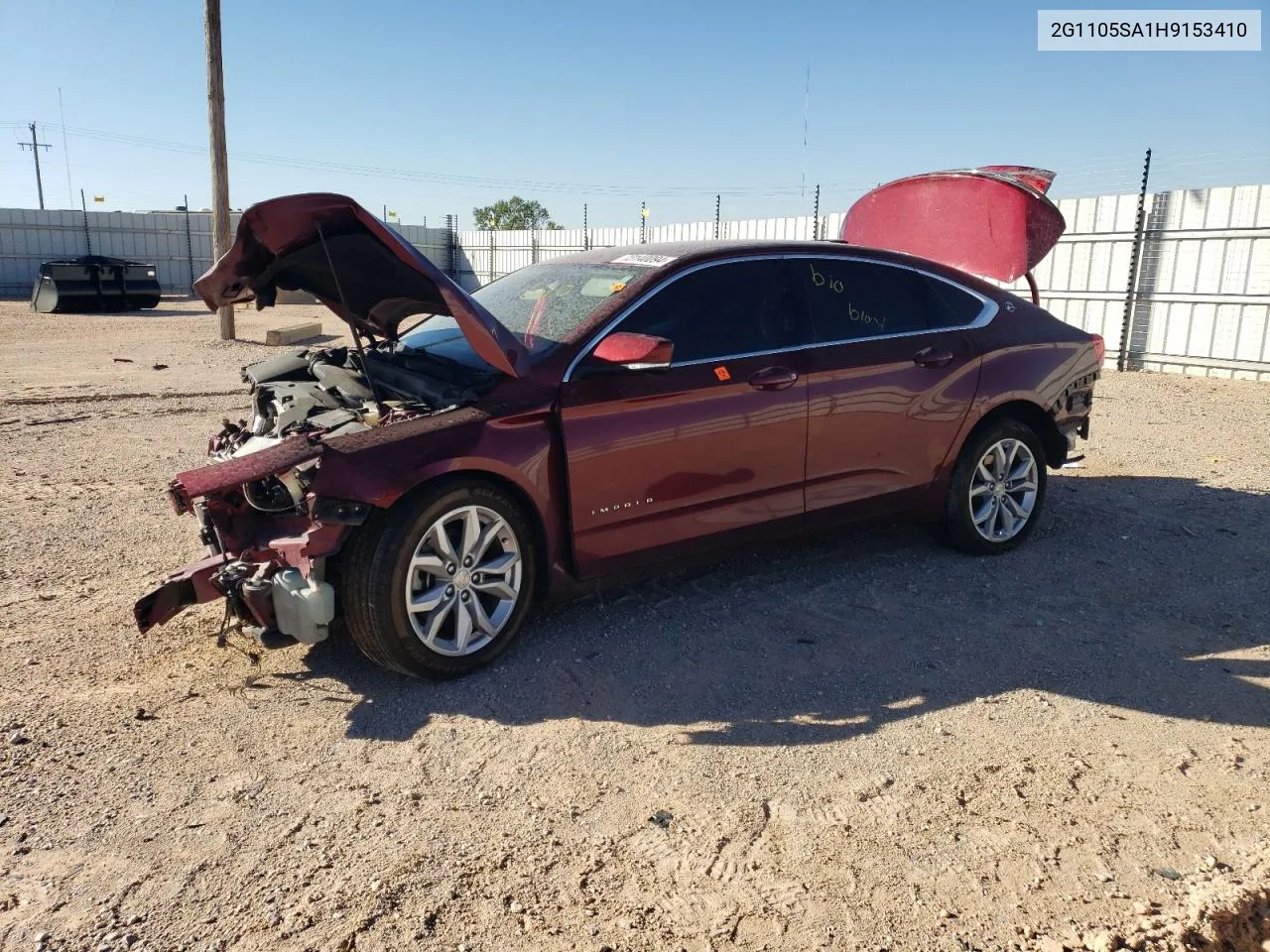 2G1105SA1H9153410 2017 Chevrolet Impala Lt