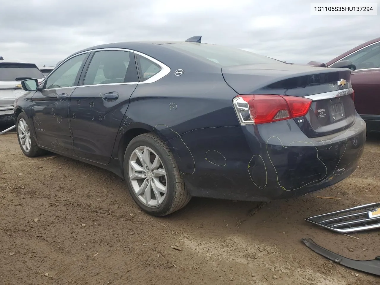 1G1105S35HU137294 2017 Chevrolet Impala Lt