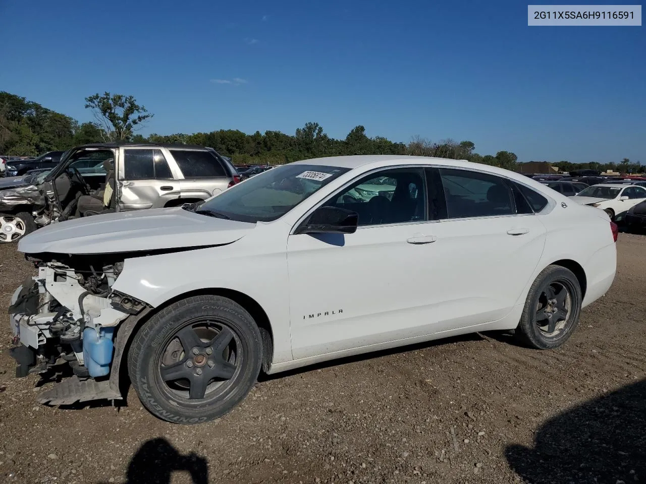 2017 Chevrolet Impala Ls VIN: 2G11X5SA6H9116591 Lot: 73335874