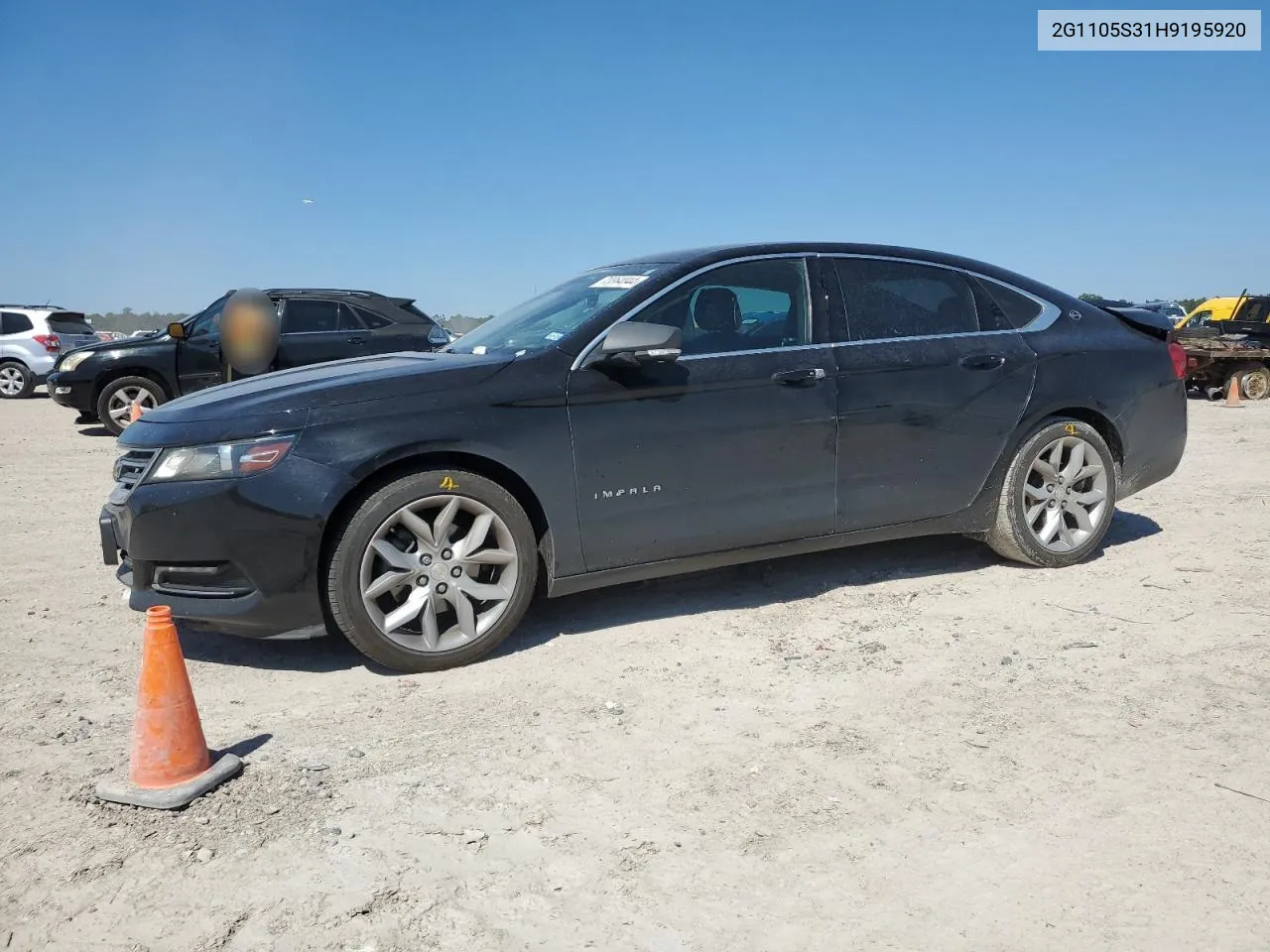 2017 Chevrolet Impala Lt VIN: 2G1105S31H9195920 Lot: 73364044