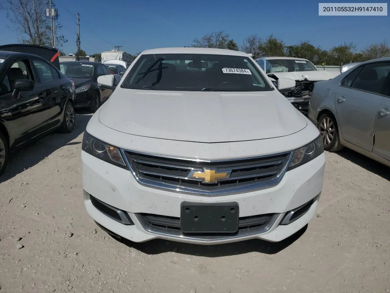 2017 Chevrolet Impala Lt VIN: 2G1105S32H9147410 Lot: 73674384