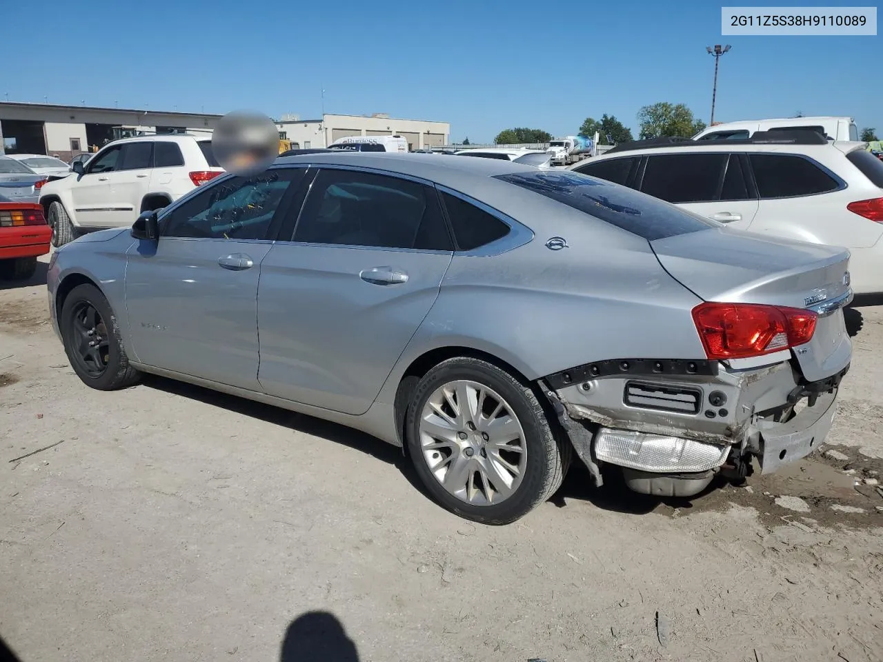 2G11Z5S38H9110089 2017 Chevrolet Impala Ls