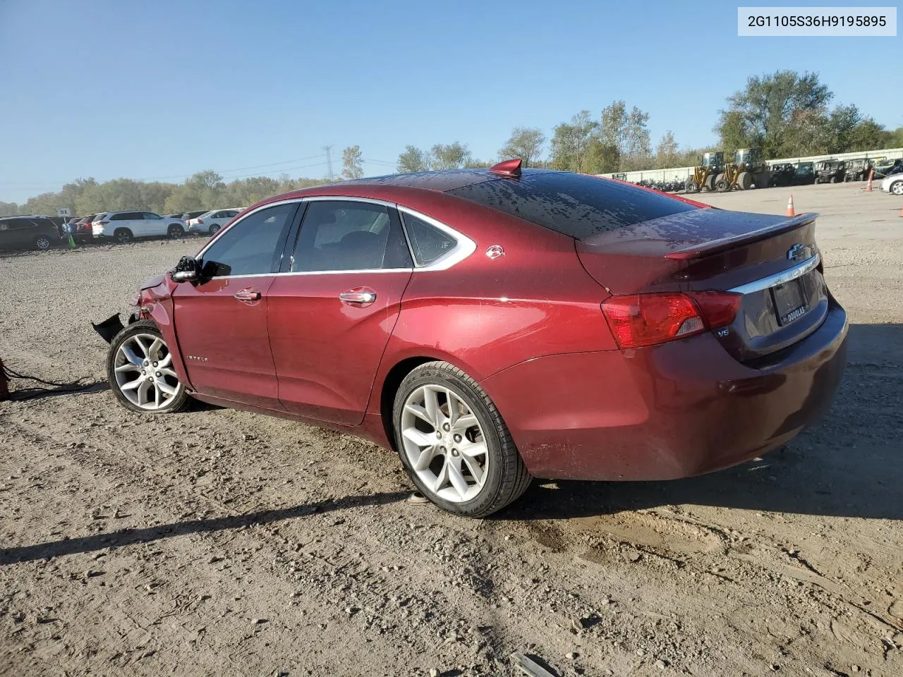 2017 Chevrolet Impala Lt VIN: 2G1105S36H9195895 Lot: 74676904