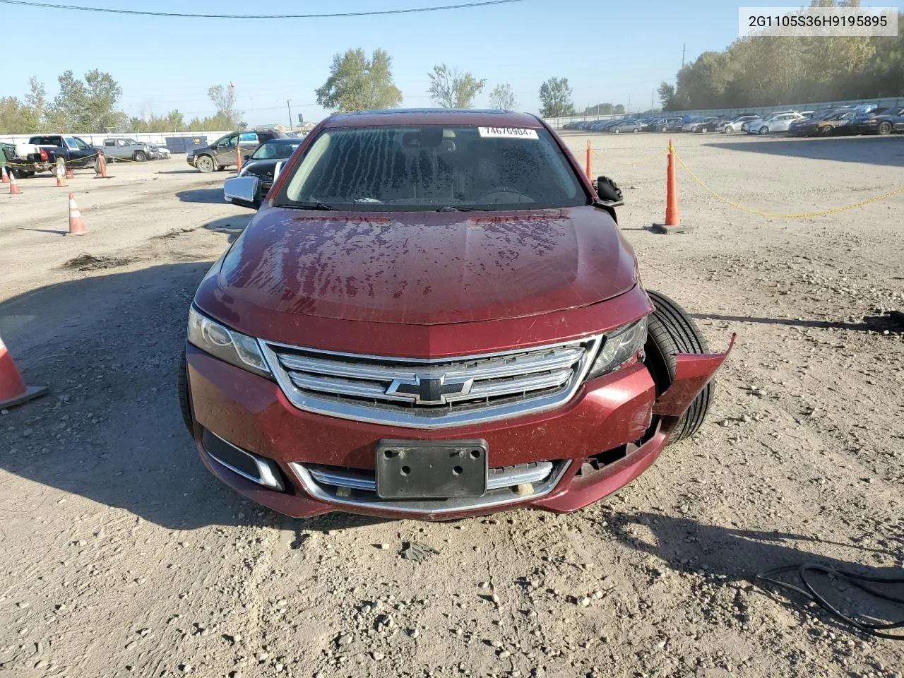 2017 Chevrolet Impala Lt VIN: 2G1105S36H9195895 Lot: 74676904