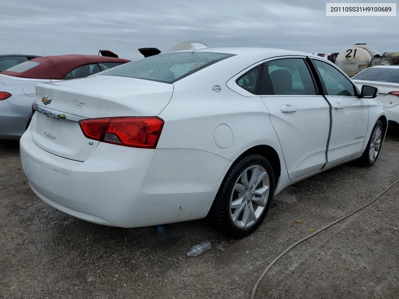 2017 Chevrolet Impala Lt VIN: 2G1105S31H9100689 Lot: 74708124