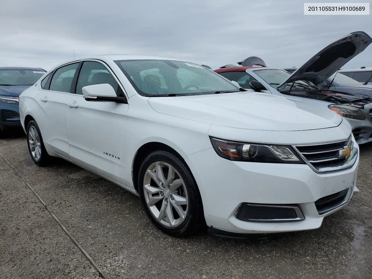 2017 Chevrolet Impala Lt VIN: 2G1105S31H9100689 Lot: 74708124