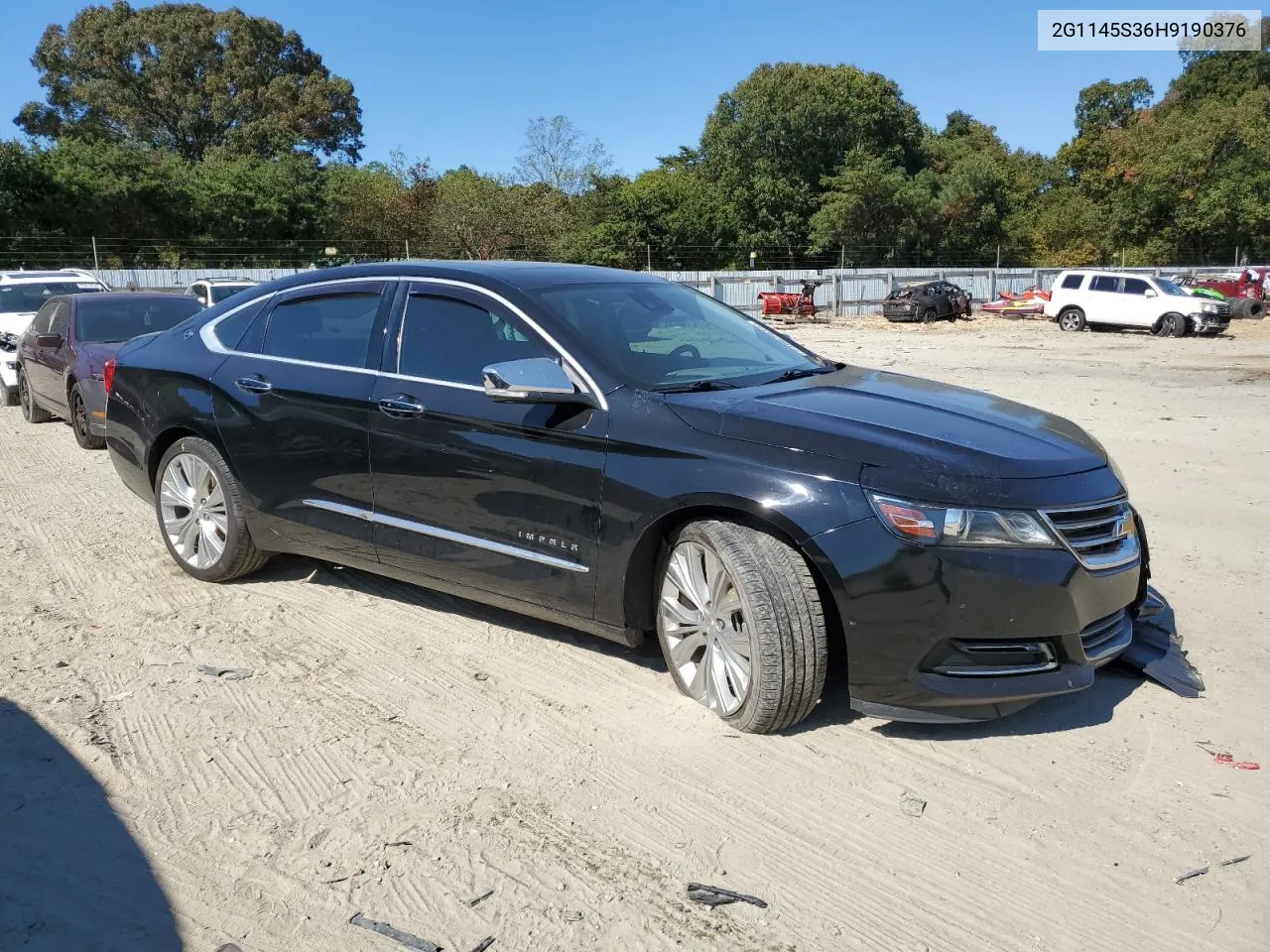 2017 Chevrolet Impala Premier VIN: 2G1145S36H9190376 Lot: 74967814