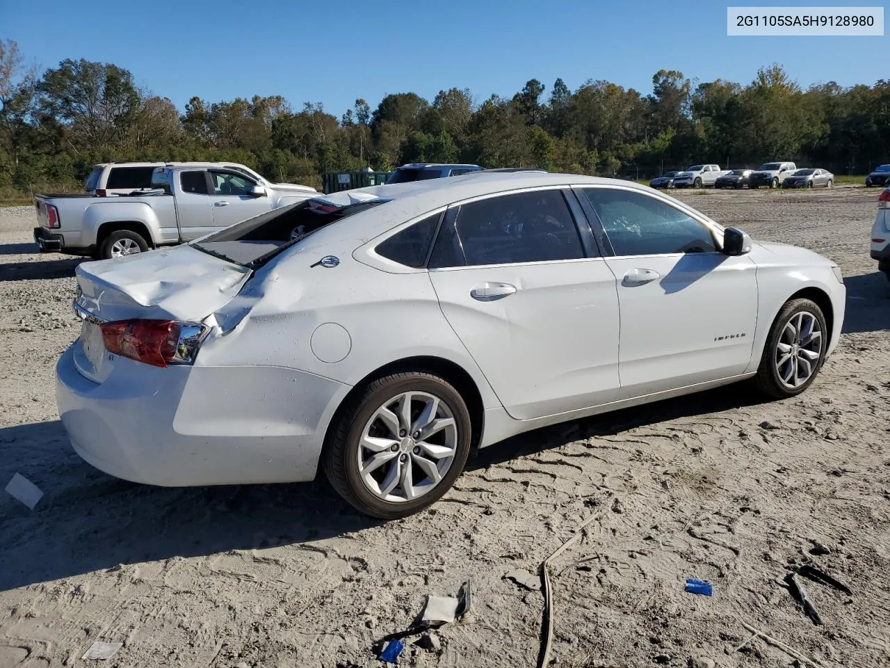 2017 Chevrolet Impala Lt VIN: 2G1105SA5H9128980 Lot: 75570264