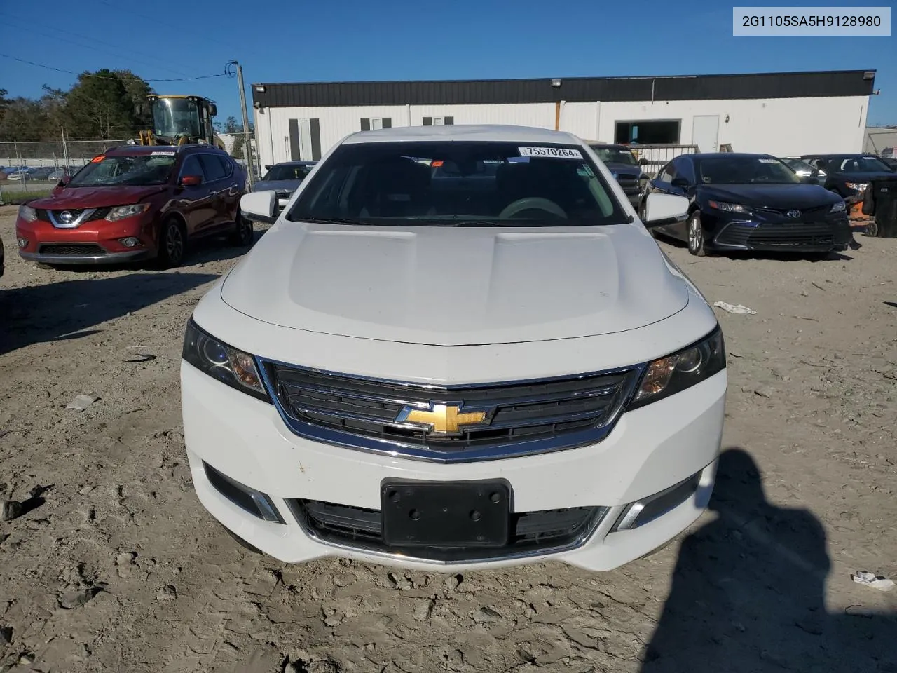 2017 Chevrolet Impala Lt VIN: 2G1105SA5H9128980 Lot: 75570264