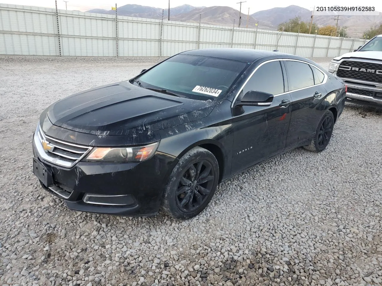 2017 Chevrolet Impala Lt VIN: 2G1105S39H9162583 Lot: 76262034