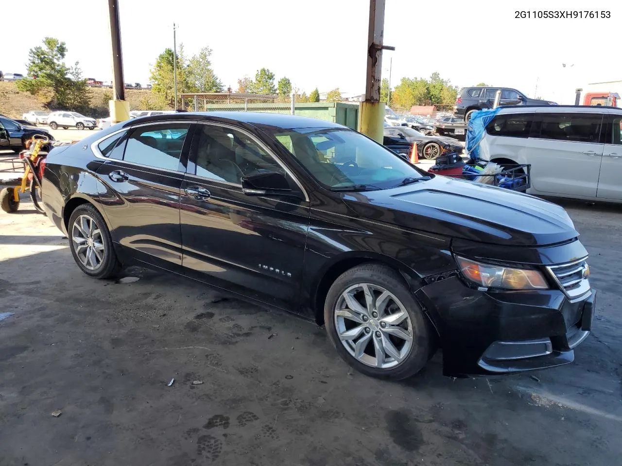 2017 Chevrolet Impala Lt VIN: 2G1105S3XH9176153 Lot: 77285044