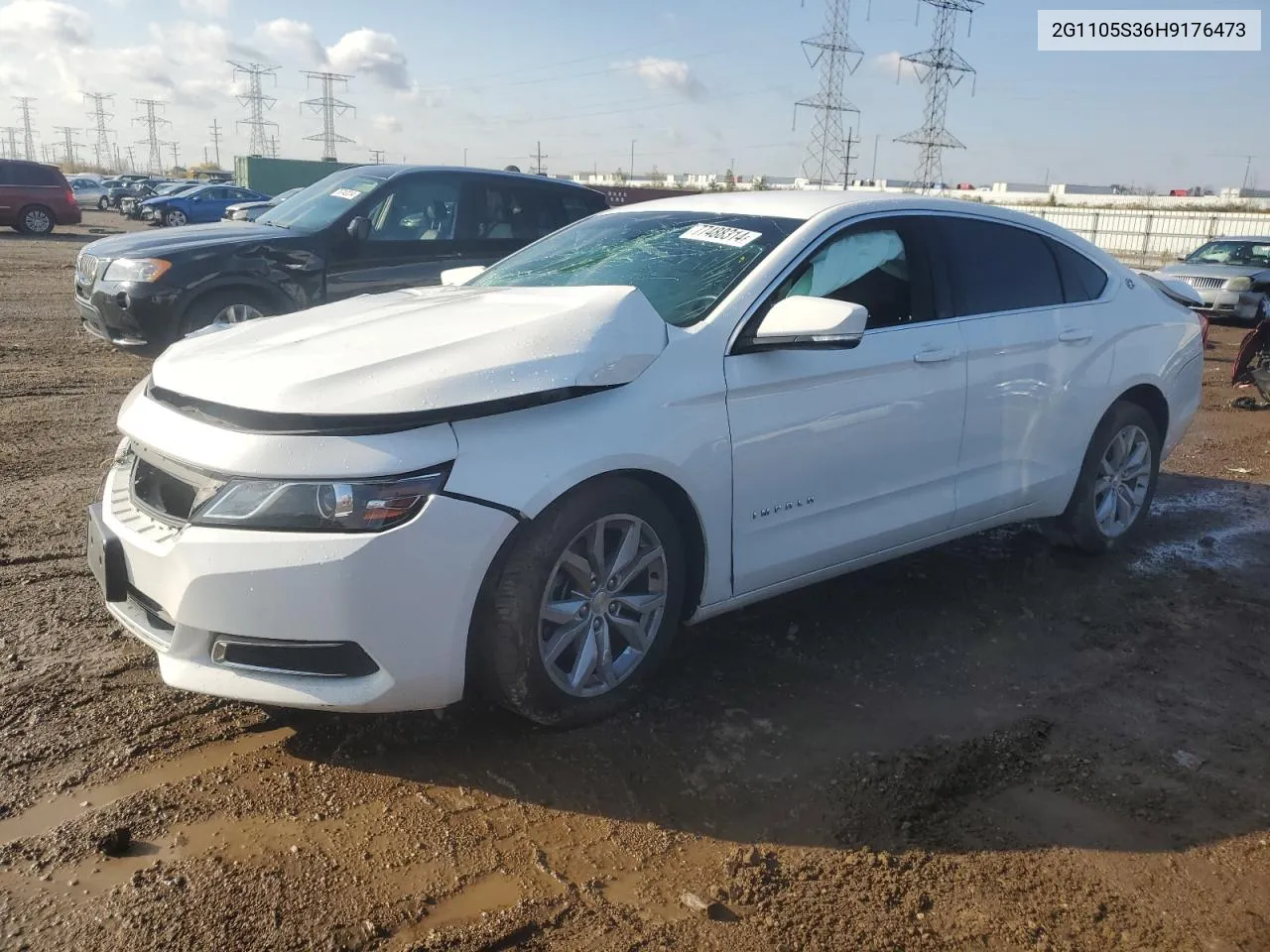 2017 Chevrolet Impala Lt VIN: 2G1105S36H9176473 Lot: 77488314