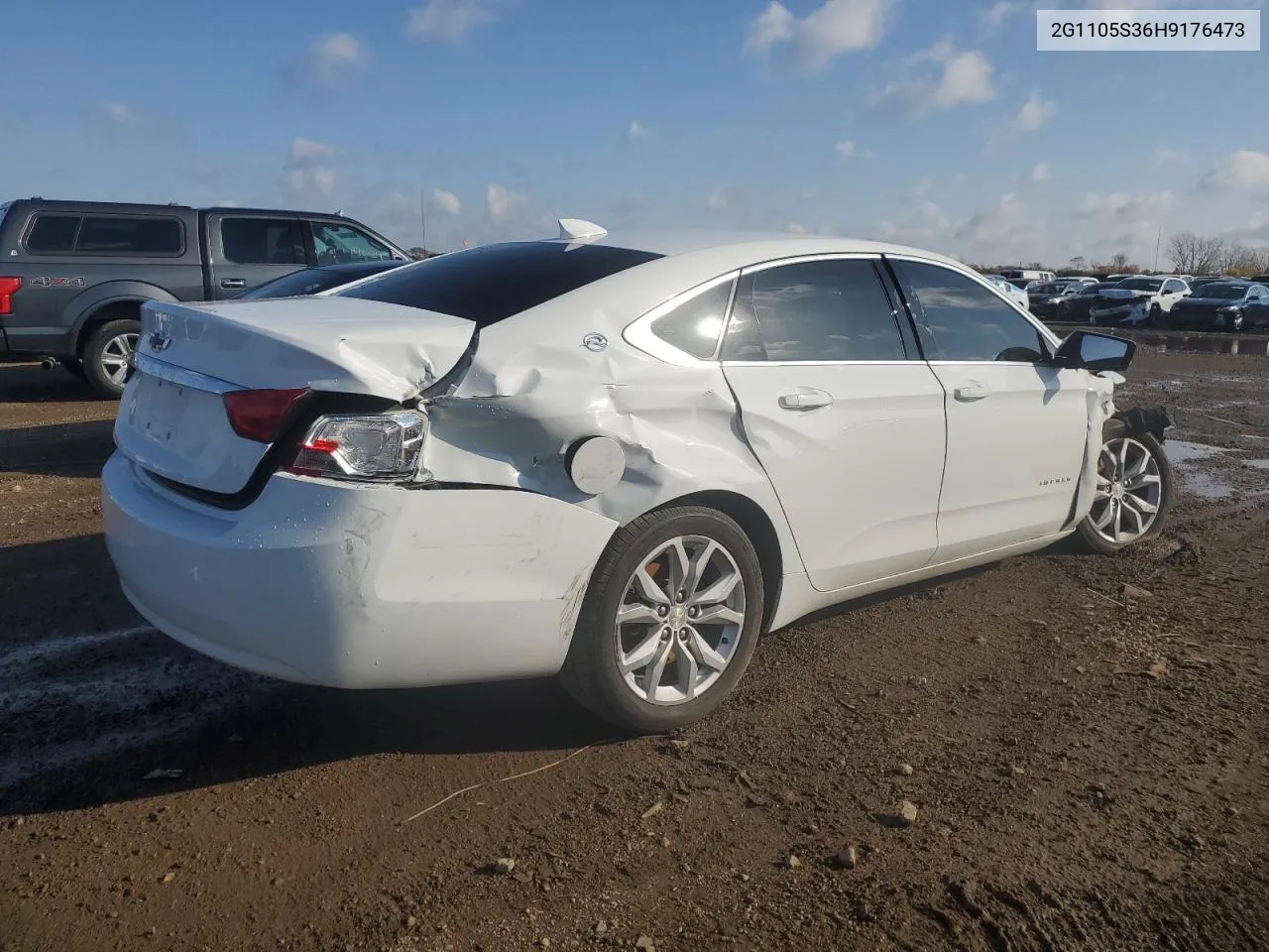 2017 Chevrolet Impala Lt VIN: 2G1105S36H9176473 Lot: 77488314