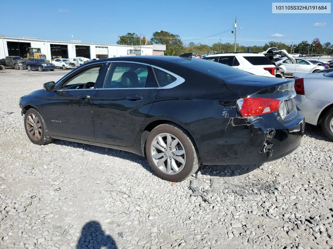 2017 Chevrolet Impala Lt VIN: 1G1105S32HU191684 Lot: 77498654